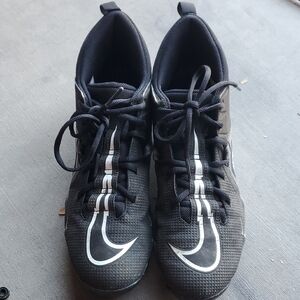 Nike Black and White ALPHA Cleats